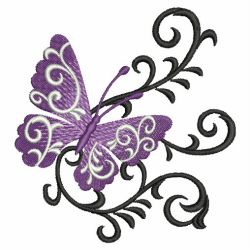 Butterfly Scroll 11(Lg) machine embroidery designs