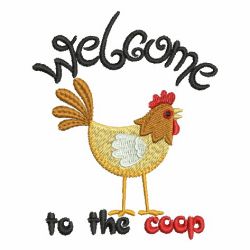 Funky Chickens machine embroidery designs