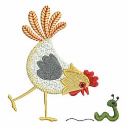 Funky Chickens 03 machine embroidery designs