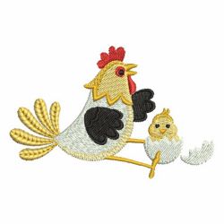 Funky Chickens 06 machine embroidery designs