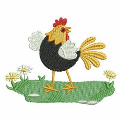 Funky Chickens 09 machine embroidery designs