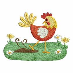 Funky Chickens 10 machine embroidery designs