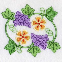 Jacobean Flowers 06 machine embroidery designs