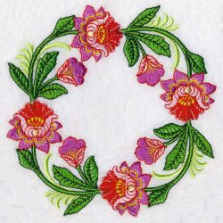 Jacobean Flowers 12 machine embroidery designs