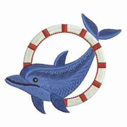 Cute Dolphins 3 09 machine embroidery designs