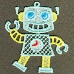 FSL Robots 10 machine embroidery designs