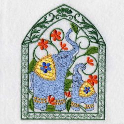 Indian Elephants 3 04(Sm) machine embroidery designs