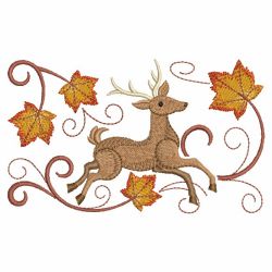 Autumn Reindeer 03(Lg) machine embroidery designs