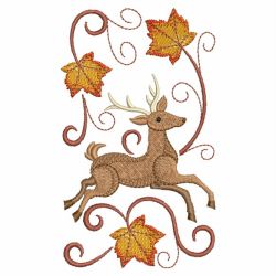 Autumn Reindeer 04(Md) machine embroidery designs