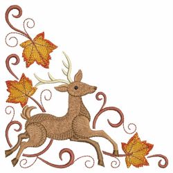 Autumn Reindeer 08(Md) machine embroidery designs