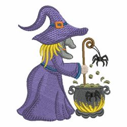 Halloween Witches 04 machine embroidery designs