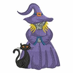 Halloween Witches 09 machine embroidery designs