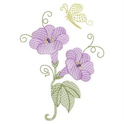 Vintage Morning Glory 07(Md) machine embroidery designs