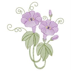 Vintage Morning Glory 08(Md) machine embroidery designs