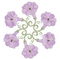 Vintage Morning Glory 09(Lg) machine embroidery designs