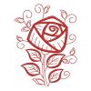 Redwork Roses 02(Sm)