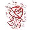 Redwork Roses 02(Sm)