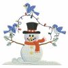 Snowman And Bluebirds 09(Lg)