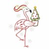 Vintage Christmas Flamingo 07(Lg)