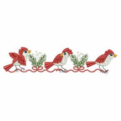 Heirloom Cardinal Decor 01(Sm) machine embroidery designs