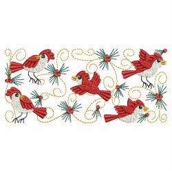 Heirloom Cardinal Decor 05(Lg) machine embroidery designs