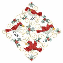 Heirloom Cardinal Decor 09(Md) machine embroidery designs