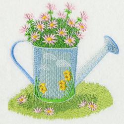 Flowering Watering Can 2(Sm) machine embroidery designs