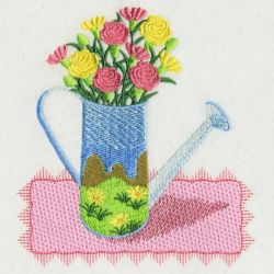Flowering Watering Can 2 02(Sm) machine embroidery designs