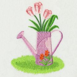 Flowering Watering Can 2 07(Sm) machine embroidery designs