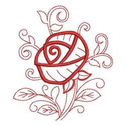 Redwork Roses(Lg) machine embroidery designs
