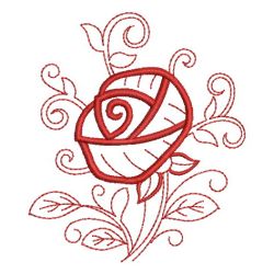 Redwork Roses(Sm) machine embroidery designs