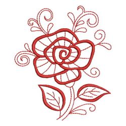 Redwork Roses 10(Lg)