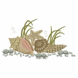 Seashells 2 08 machine embroidery designs