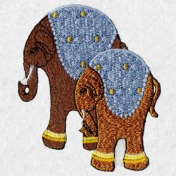 Indian Elephants 4 03 machine embroidery designs