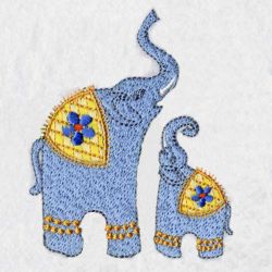 Indian Elephants 4 04 machine embroidery designs