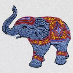 Indian Elephants 4 08 machine embroidery designs