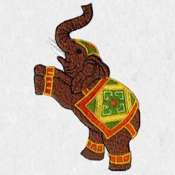 Indian Elephants 4 09 machine embroidery designs