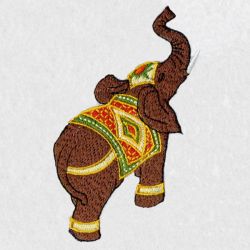 Indian Elephants 4 10 machine embroidery designs