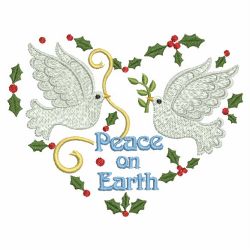 Peace Doves 07(Lg) machine embroidery designs