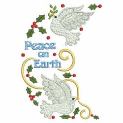 Peace Doves 08(Md) machine embroidery designs