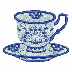 Antique Tea Set 02 machine embroidery designs