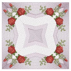 Roses Enticement Quilt 02(Sm) machine embroidery designs