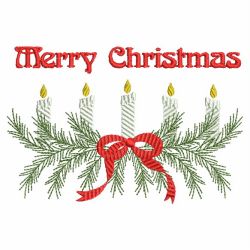 Christmas Candles 3 03(Lg) machine embroidery designs