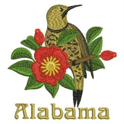 State Birds And Flowers 1 11 machine embroidery designs
