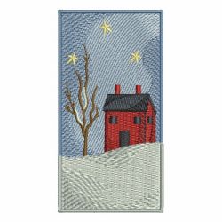 Winter Panel Scene machine embroidery designs