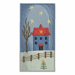 Winter Panel Scene 06 machine embroidery designs