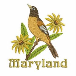 State Birds And Flowers 2 10 machine embroidery designs