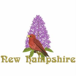 State Birds And Flowers 3 09 machine embroidery designs