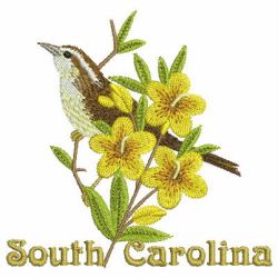 State Birds And Flowers 4 10 machine embroidery designs