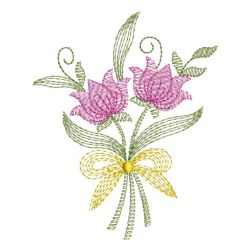 Vintage Jacobean Floral 05(Md) machine embroidery designs